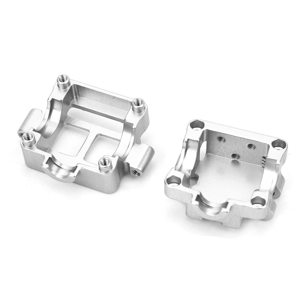 Aluminium Alloy Gear Box RC Gearbox Upgrade Parts Accessory for WL 1 28 K969 K989 P929 CarSilver K989 24S