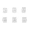 200pcs Tattoo Ink Cups Stable Base Thicken Deepen Transparent Microblading Pigment Cups