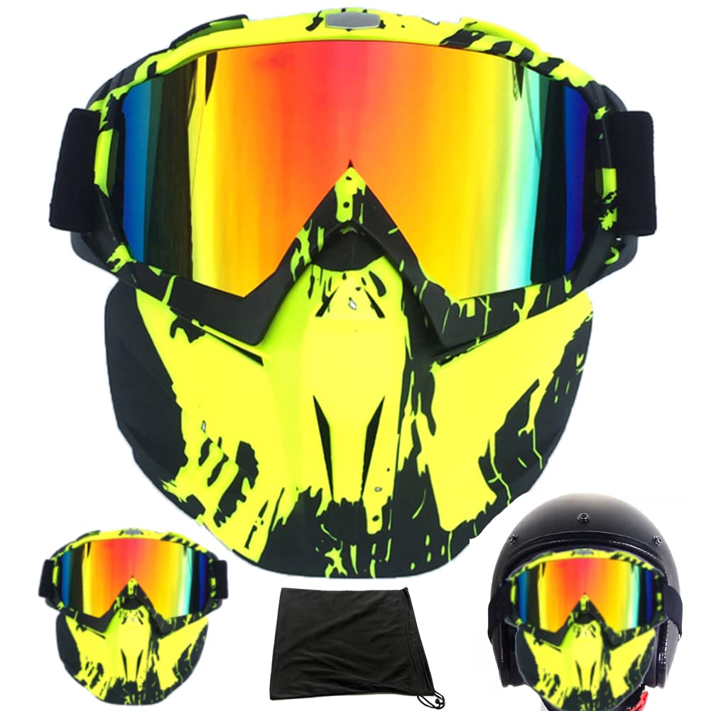 

Goggles, Face , Helmet Compatible, Face Guard, Motorcycle, Primed, Jet Offroad, Motorcycle Goggles, Airsoft