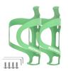 ROCKBROS Sykkelflaske Aluminiumslegering med Gummiert Landeveissykkel Flaske Inkluderer Installasjon Grønn av Holder/Drikkeholder, Overflate, Holder,