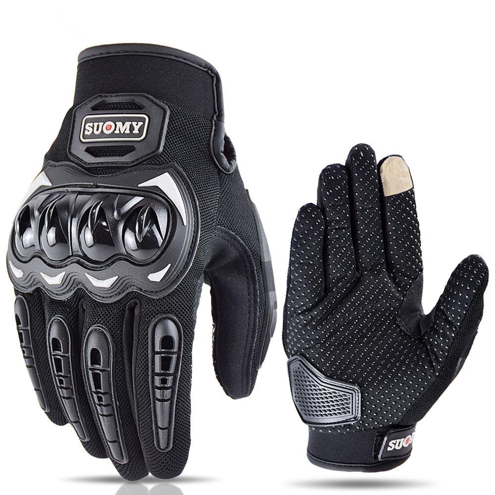 Suomy Motorcycle Gloves Summer Mesh Breathable Moto Gloves Men Women Touch Screen Motocross Gloves Touch Screen Cycling Gloves