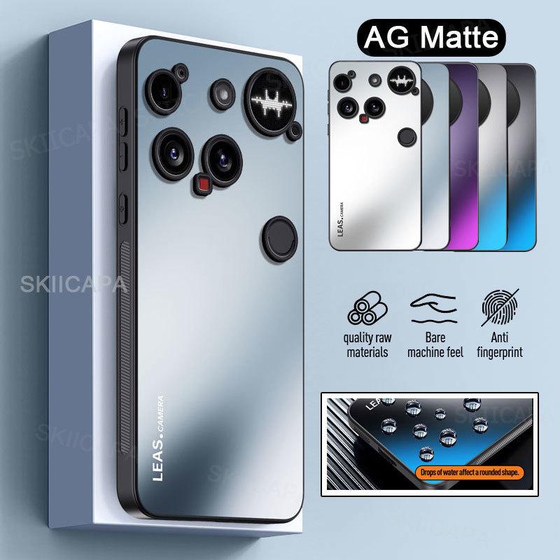 Nárazuvzdorný matný kryt pro Nothing Phone 3 AG Matný tvrdý nárazník Zadní kryt pro Nothing Phone3 Odolný proti otiskům prstů Funda A024