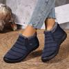 Women's Warm Padded Thickened Snow Boots Comfortable Soft Elastic Thick Sole Non-slip Cushioning Casual Sports Cotton Shoes