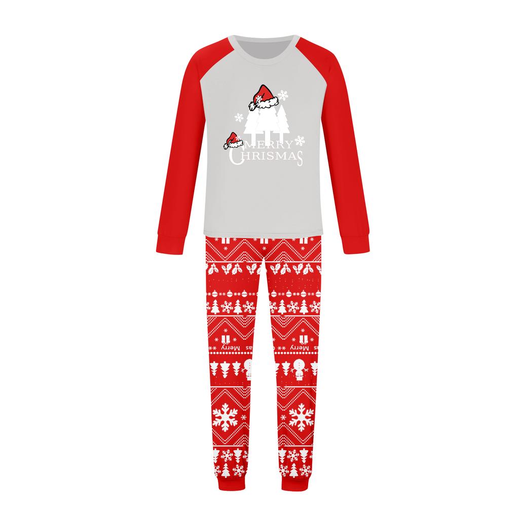 Druk Piżamy Słodki Zestaw Rodzinny, Ubrania Domowe, Zestaw Rodzinny Top z Długim Rękawem Spodnie