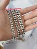 100% S925 Silver Bracelet 8MM Punk S925 Silver Jewelry Never Fade Carry Men Women Jewelry Gifts