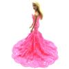 Mermaid Dress For Barbie Doll Clothes Formal Fishtail Wedding Dress Party Gown For Barbie Doll Clothes Handmade Dresses Toy
