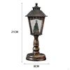 Christmas Lantern Figurine for Room with Musical Gifts, Decorative Night Light, Bedside Lamp
