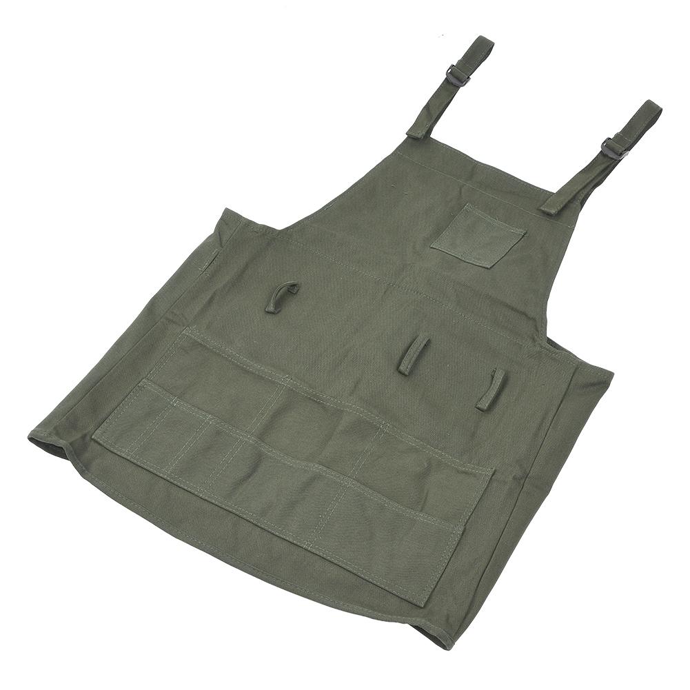 

Painting Pottery Apron Adult Canvas Drawing Apron Artist Work Accessory with Pocket