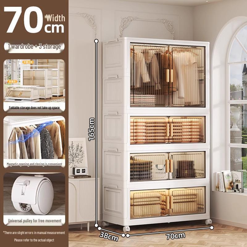 Younai Hängender Kleiderschrank für Kinder: Kleiderschrank für Babykleidung für das Schlafzimmer