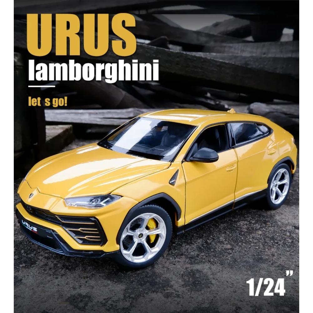 WELLY 1/24 Lamborghini URUS SUV Alloy Car Diecasts & Toy Vehicles Car Model Miniature Scale Model Car for Children