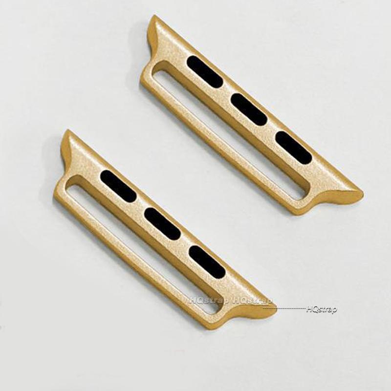 

Watchband Connector for Apple Watch Ultra 49mm 45mm 44mm 42mm 38mm Adapter for IWatch Ultra Series 6 SE 5 4 7 Straps 2PCS ultra 49mm-(26mm) золотий