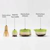 5Pcs/Set Reusable Chasen Matcha Whisk Set Pouring Spout Ceramic Matcha Bowl  Tea-Making Tools