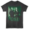 CSI Crime Scene Investigation TV Show Grissom & Willows Video Cam Men's T Shirt