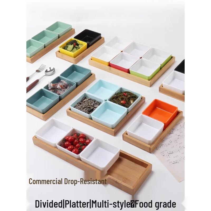 Japanisches 6-Fächer-Snack-Servierset