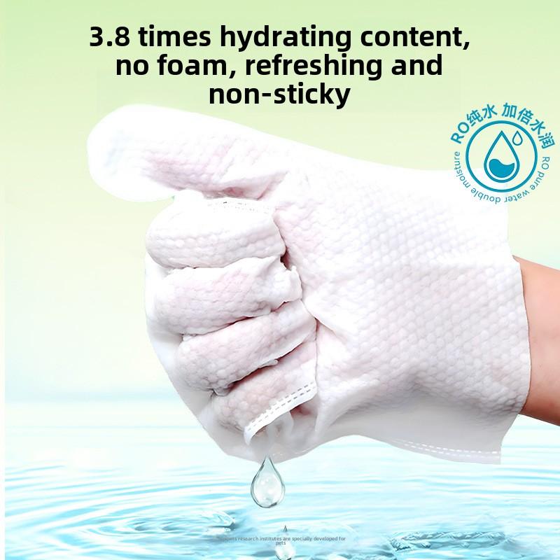 Pet Leave-in Cleaning Gloves Dog Bath Deodorizing Cat Puppy Kitten Dry Cleaning Cleaning Wipes 6 Pieces