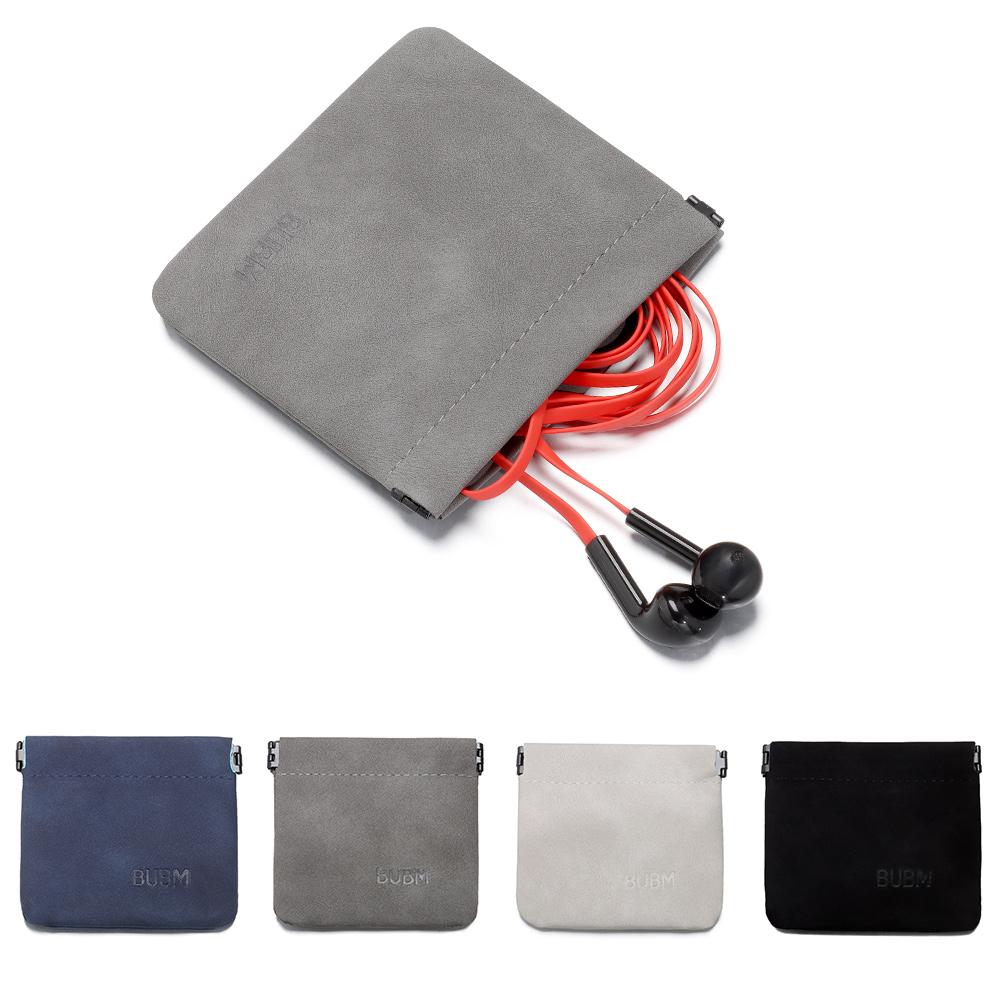 Pouch Small Wallet USB Data Cable Organizer Coin Purse Earphone Storage Bag Headphone Accessories