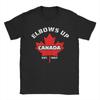 Elbows Up Canada Est 1867 Proud Canadian T Shirts  100% Cotton Clothes Vintage Short Sleeve Round Neck Tee Shirt Graphic T-Shirt