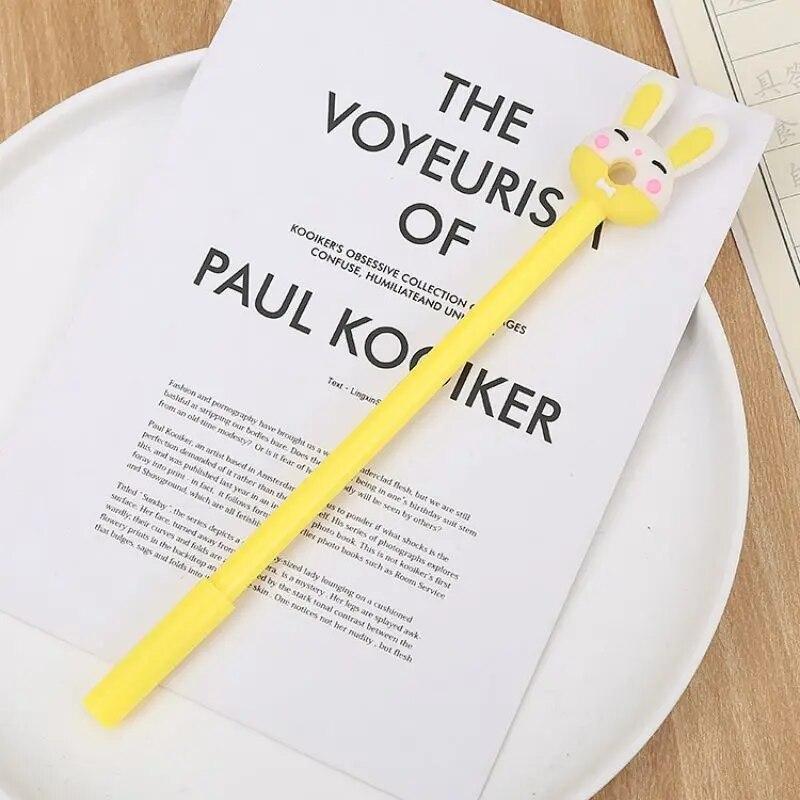 

Милый мультяшный кролик гелевые ручки Kawaii канцелярские принадлежности материал офисные школьные принадлежности детские подарки 1 шт.