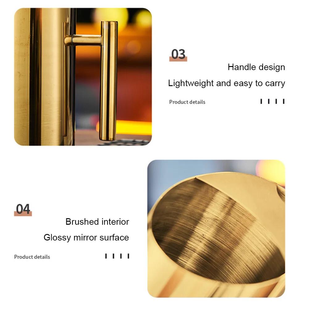 1.5/2L Stainless Steel Pitcher Pot Cold Water Wine Juice Pitcher Water Jug Kettle for Hotel Bar Cold Container Freeze Water Pot