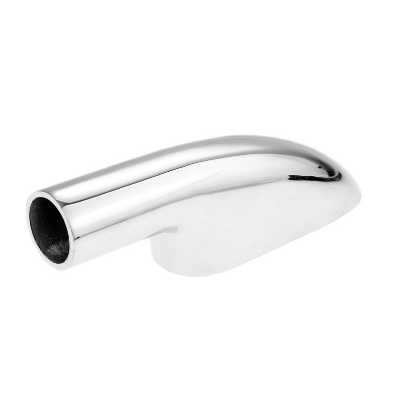 25mm/22mm Tube Marine Grade 316 Stainless Steel Boat Rail End Boats Tubing Hand Rail Fitting For Sailboat & Powerboat Railing