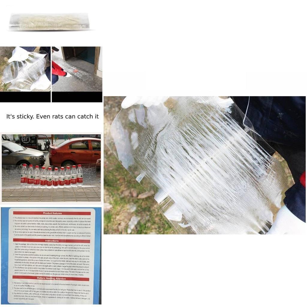 Invisible Transparent Mouse Trap Mat For Catching Rodents In Home Use Strong Adhesive Sticky Pad For Rat Control X 28cm)