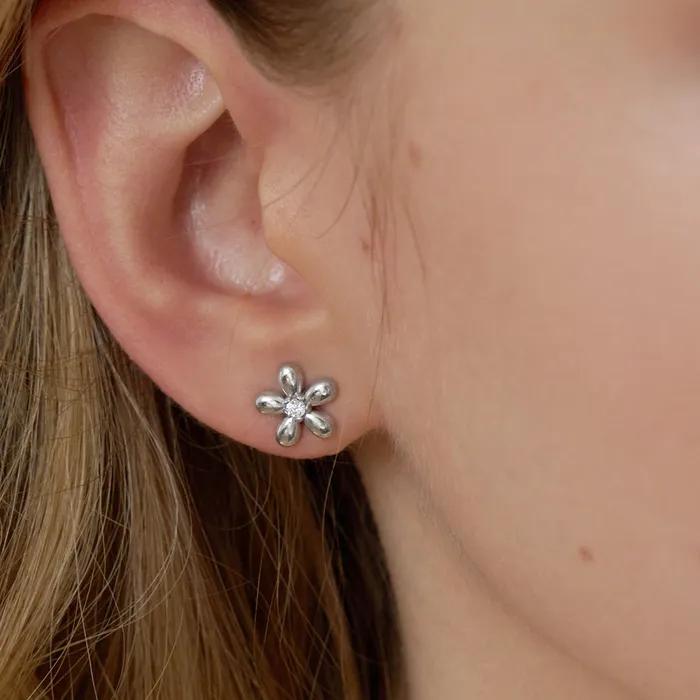 Glossy Flower Earrings