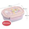 Skater Easy Light Bento Sumikkogurashi Flower Seal Storage & Box, Medium, Microwave-Safe, 550ml, Container, Container, XPM4-A