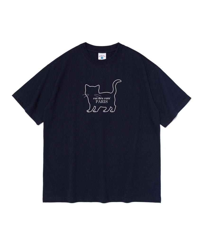 ROIDESROIS Parisha Printed Short Sleeve T-Shirt (Navy)