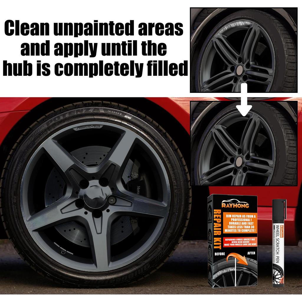 Wheel Scratch Repair Pen Set Repair Pen Paint Repair Wheel Scratch Repair Scratch Removal Car Paint Pen