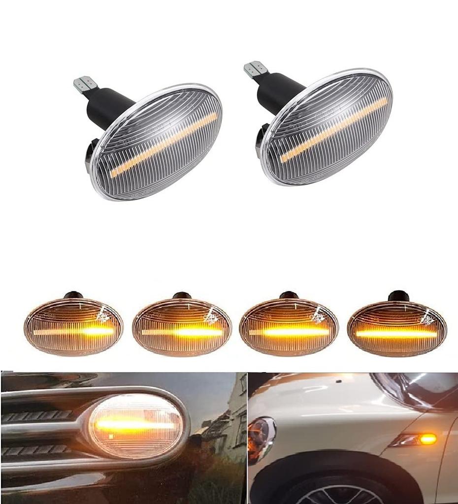 BMW MINI LED Side Marker Sequential Turn Signal Flowing Type Dynamic High Brightness LED