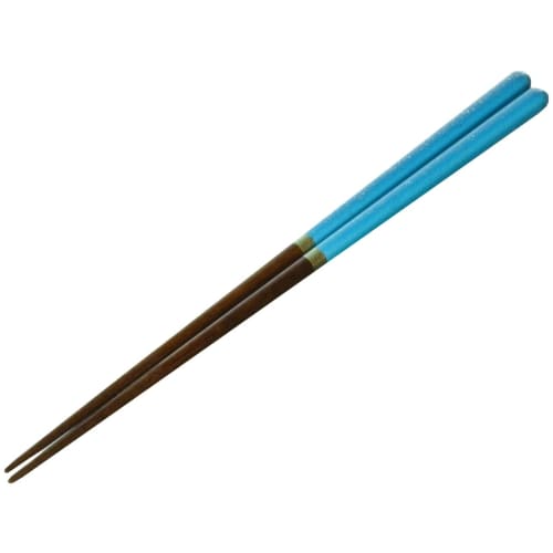 Ishida Chopsticks, 23cm, Birthstone: March/Aquamarine, 12273