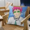 Anime Role Saiki K Chibi Cartoon Pillow Cushion Cover Pillowcase Living Room Sofa Home Decor Customized
