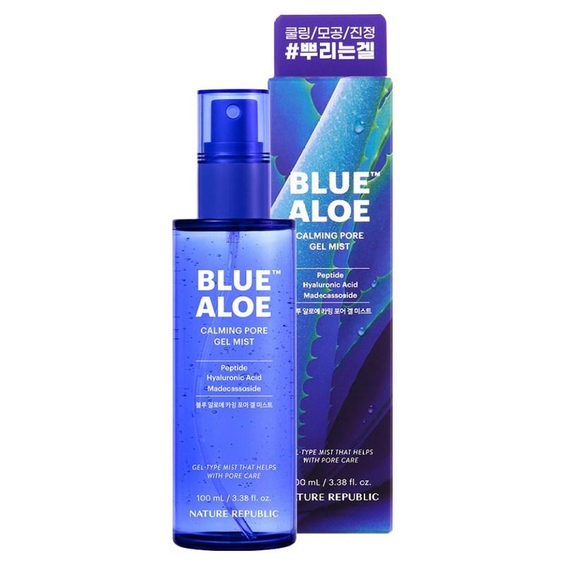 Nature Republic Blue Aloe Calming Pore Gel Mist, 1 pcs, 100ml