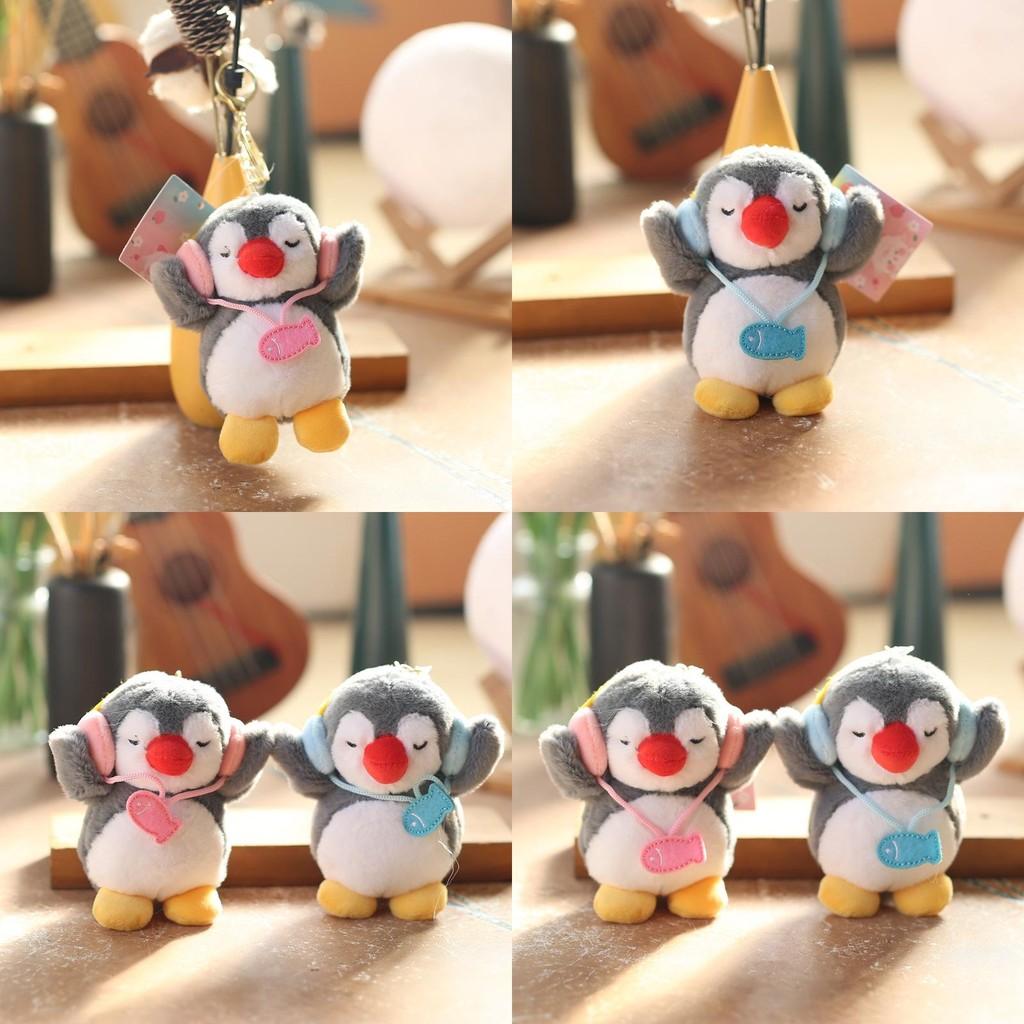 Stuffed Adorable Penguin Toy Plush Keychain Backpack Accessory Gift Kids
