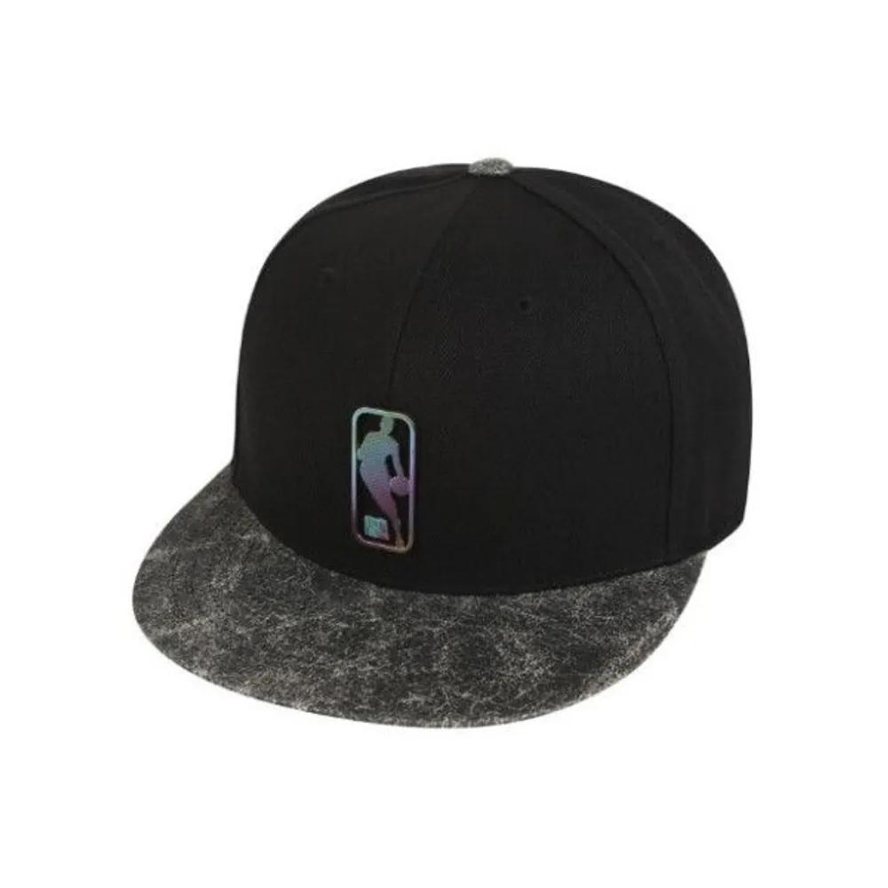 [NBA] M Cap KQC N245AP611P-GR Hologram Logoman Metal Snapback HYFLAT_H CAP_HF175 FREE