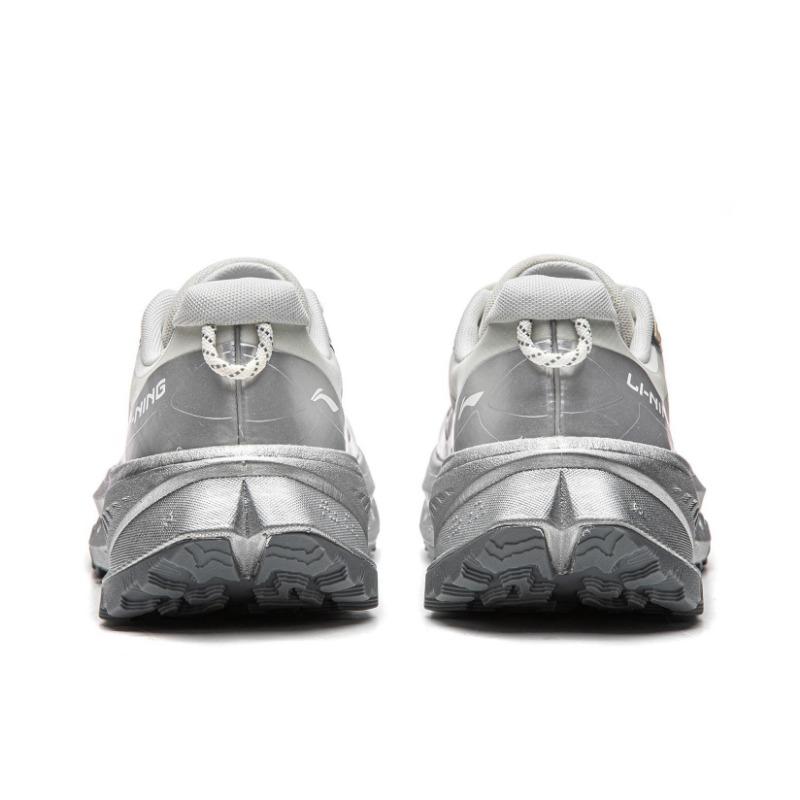 LiNing Dilu Unisex Low Top Trail Running Shoes Chalk Gray ARNV023-4