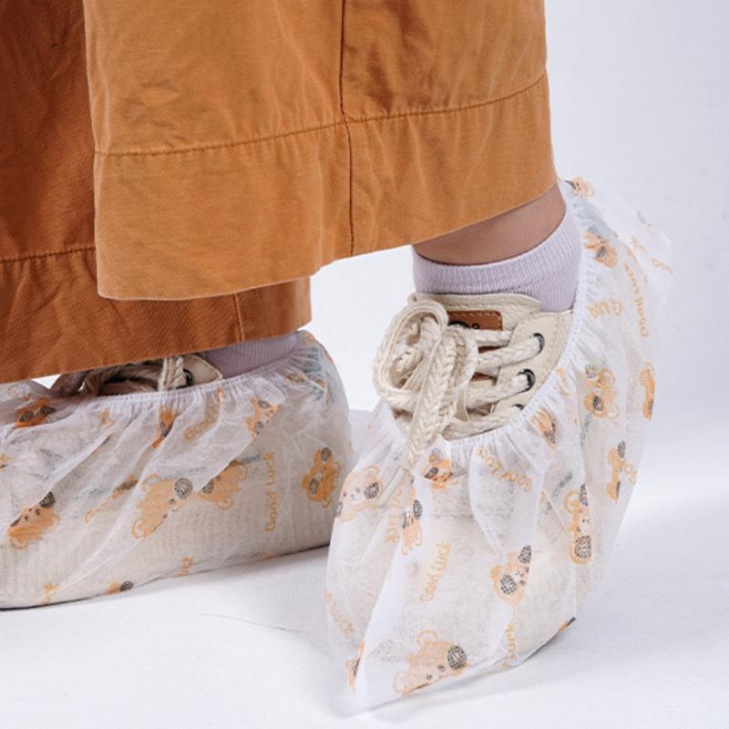 50pcs/pack Eco Friendly Disposable Shoe Covers Made From Biodegradable Materials for A Greener Choice