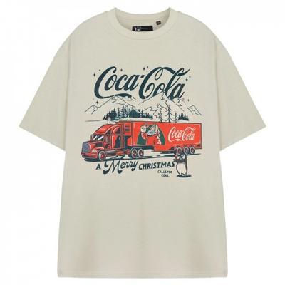 Coca-Cola Womens/Ladies A Merry Christmas Short-Sleeved T-Shirt