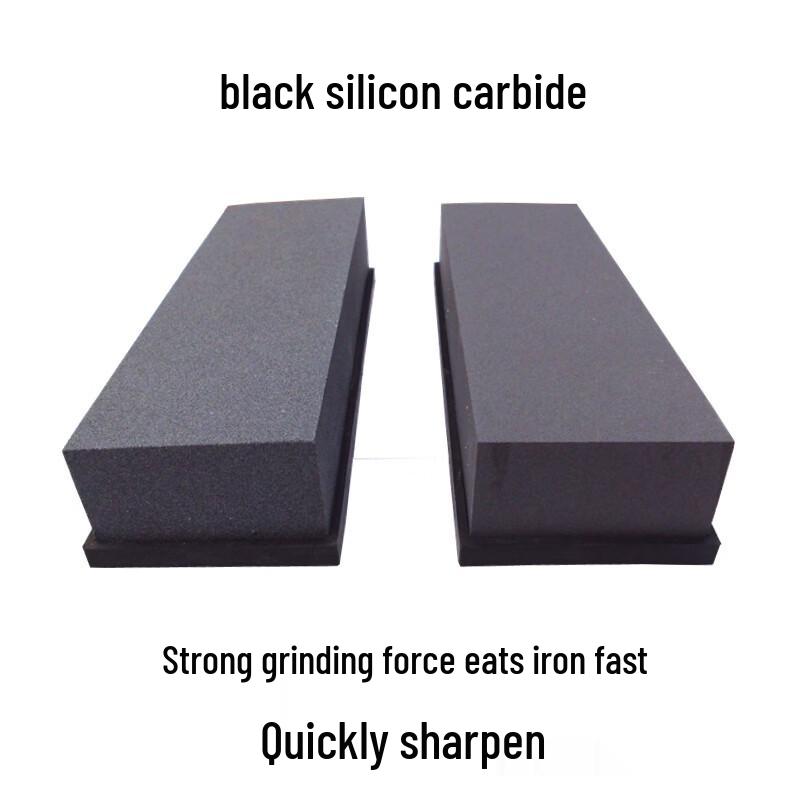 SaiJiaRui Black Silicon Carbide Sharpening Stones with Base