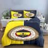 Fenerbahçe Logo Bettwäscheset Bettwäsche Bettbezugset Bettbezug Kissenbezüge (1 * Bettbezug 2 * Kissenbezüge, ohne Bettdecke)