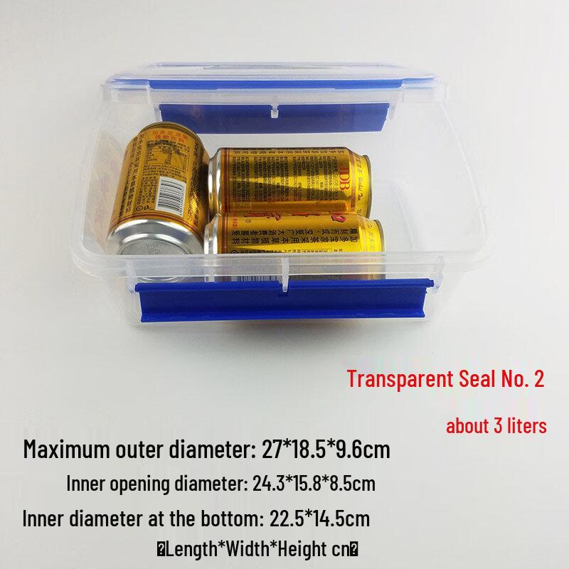 Ru Han Food-Grade Transparent Freezer Storage Containers