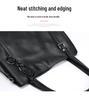 Qian Dian Women's 2025 Fashion Genuine Leather Large Capacity Cowhide Shoulder Crossbody Bag