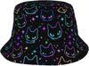 Pink Leopard Heart Print Bucket Hat Fashion Animal Pattern Sun Hat For Women Girls Summer Beach Outdoor Streetwear Protection