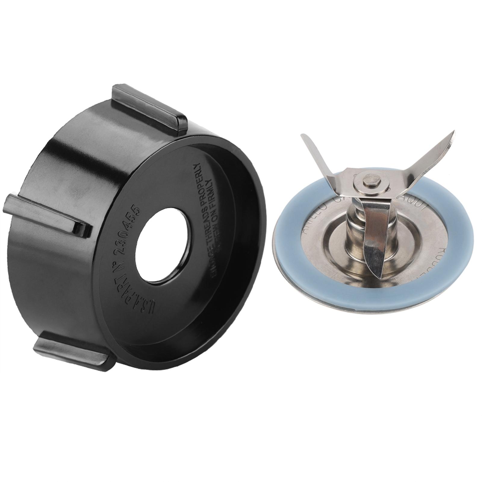 

Stainless Steel Blade with Bottom Base Sealing Ring Juice Extractor Blender Replacement Set чёрный