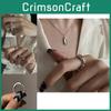 Elegant Adjustable Copper Geometric Ring For Women Fashionable Ins Style Unique Design