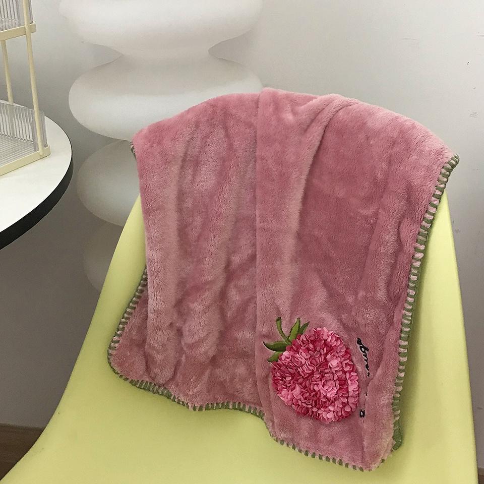 Ins High-appearance-value Couple Bath Towel and Towel In Princess Style Coral Fleece Absorbent Quick-drying for Home Bathing