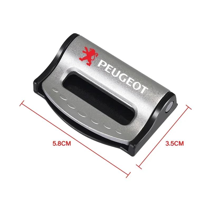 For Peugeot Car Seat Belts Clips Safety Adjustable Stopper Buckle Clip For Peugeot 206 307 308 3008 207 208 407 508 2008 5008 10