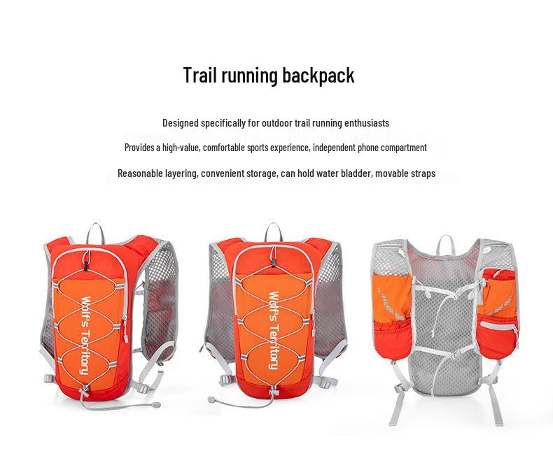 Ultralight Nylon Cross-Border Marathon Running Hydration Backpack