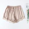 Women Home Safety Pants Ice Silk Lace Anti-running Light Shorts Lady Summer Loose Thin Bottoming Culottes Sexy Underwear Breathable
