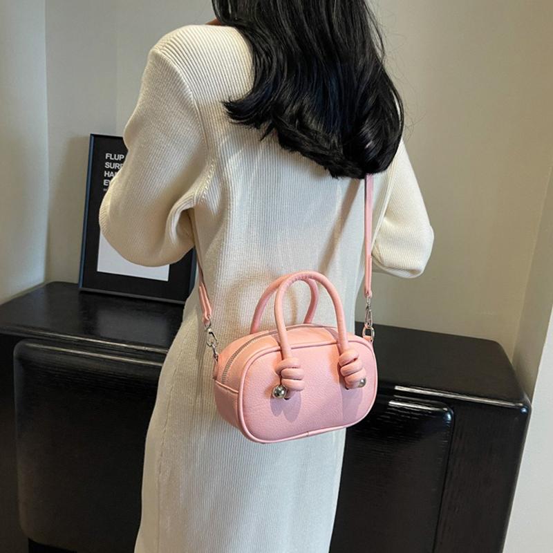 2024 New Fashion Versatile Niche Design Boston Bag Trendy Handbag Exquisite Small Bag Crossbody Bag